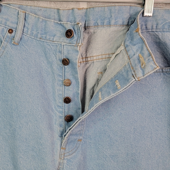 McCoy 5 Button Fly Made in Mexico Vintage Red Tab Denim Jeans Men's Size 38 - Picture 11 of 16